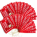 Non-Woven Embroidery Christmas Envelope Xmas Trees Pendant Gift Candy Bags