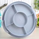 10 inch Round Portable Cake Box Fresh-keeping Case Birthday Decor (Blue) Newly