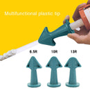 Caulking Nozzle Scraper Set Grout Tile Joints Floor Remover Tool (Sky Blue)