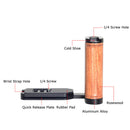 1x Side Wooden Handle, Left L Plate Quick Change Plate Accessory For Camera