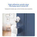 Shockproof Rotary Card Lock Anti Collision Pads Anti-pinching Door Stopper