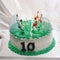 Decorations Set of 9 Soccer Toppers Football Toppers for Birthday Cake Cupcakes