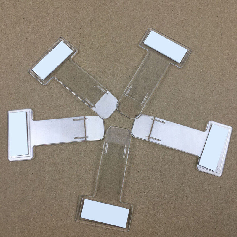 4pcs Car Parking Ticket Permit Holder Clip Auto Windshield Note Pass Folder