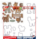 Horse Silicone Stamps Cutting Dies Stencil DIY Scrapbooking Album Decor