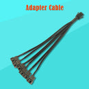 PC Cooling Fan Extension Splitter Cable 6 PIN to 3x4PIN/6x4PIN Connector Parts
