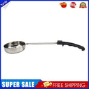 Pizza Spread Sauce Ladle Flat Bottom Kitchen Cooking Spoon (Black 6 Ounce)