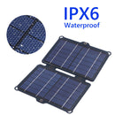 10W 5V Solar Panel Charger Bi-fold Waterproof Camping Solar Panel Pack for