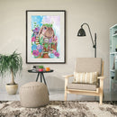 5D DIY Rabbit Partial Special Shape Drill Diamond Painting Picture (YX305) Newly