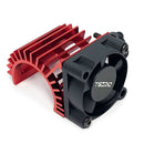 25000rpm 8.4V Motor Heat Sink with Cooling Fan RC Heatsink for 380 390 2838 2845