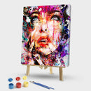 Painting By Numbers DIY Complicated Woman Canvas Oil Art Picture Ornaments Kit