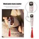 LED Electronic Counter Easy Resettable Rosary Bead Register for Pray (35) Newly