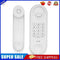 Corded Phone Wall Mountable Landline Telephone Big Button for Home (White)