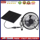 4 inch Solar Exhaust Fan Mini Ventilator Solar Panel Powered Fan for Home Office