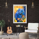 40x50cm Macaw Painting By Numbers DIY Canvas Picture Hand Painted Home Decor