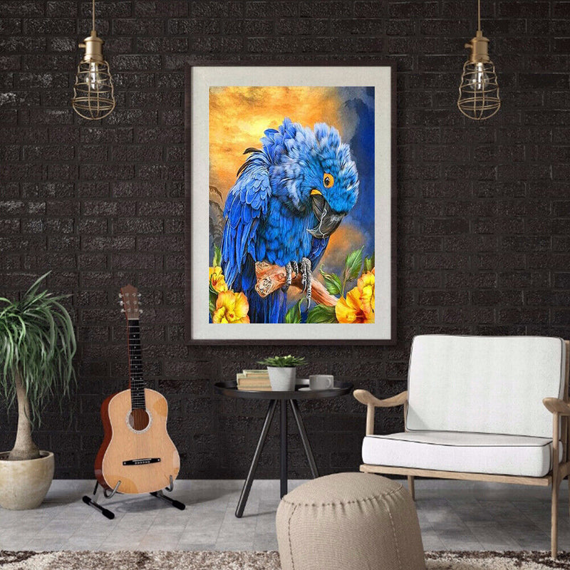 40x50cm Macaw Painting By Numbers DIY Canvas Picture Hand Painted Home Decor