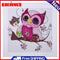 5D DIY Special Shaped Diamond Painting Pink Bird Cross Stitch Embroidery