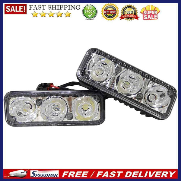 CNSUNNYLIGHT 1Pair Waterproof Car LED DRL Driving Daytime Running Lights
