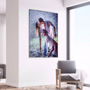 5D DIY Couples Full Round Drill Diamond Painting Rhinestone Mosaic Wall Craft