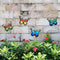 16.5cm Metal Wrought Iron Sculptures Butterfly Garden Wall Hang Butterfly Decor