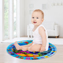 Baby Water Mat Ocean Fish Dolphin Inflatable Cushion with Safe Gas Nozzle Newly
