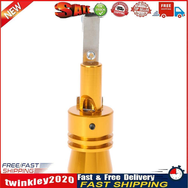 Size XL Universal Car Turbo Sound Whistle Muffler Exhaust Pipe Newly