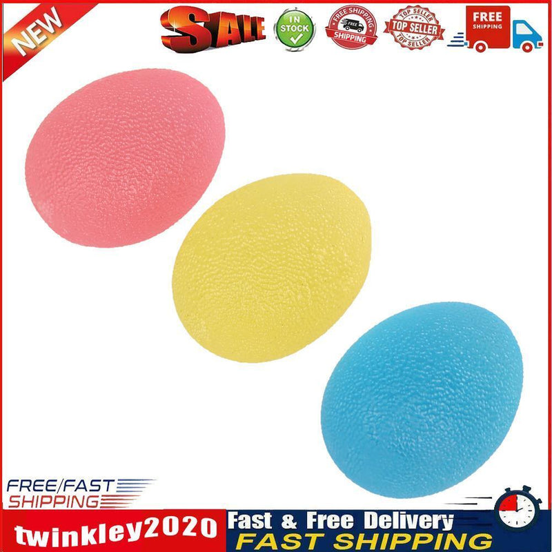3pcs Hand Therapy Exercise Squeeze Balls Stress Relief Grip Strengthener Newly