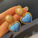 For Women Earrings Jewelry Stud Earrings Dangle Earrings Blue Turquoise