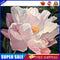 Hand Painted Oil Paint By Numbers Kit DIY Acrylic Peony Flower Canvas Paint