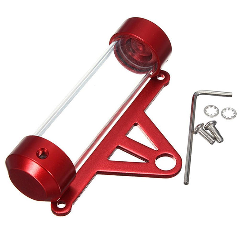 Motorcycle Tax Tube Waterproof Motorbike License Cylindrical Holder(Red)