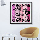 5D Diamond Painting Full Drill Cats Embroidery Cross Stitch Rhinestones Set