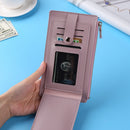 PU Clutch Bag Portable Multi Card Holder Large Capacity for Women Fashion P