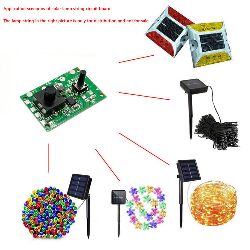 1.2V Solar String Light Lamp Board Control Sensor Controller Switch Module