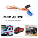 Bright LED 4.8-6V Rotating Flashing RC Light for RC Firefighting Ambulance Car