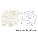 1pc Carbon Steel Cutting Dies Stencils Animal Pattern Scrapbooking Photo-177302