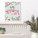 Oil Paint By Numbers Flamingo Lovers Frameless Picture Craft Kit for Home Room