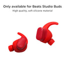 2pcs Earphone Holders Cover Ear Hook for Monster Beats Studio Buds ((Red) Newly