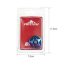 #A MTB Bicycle Front Fork Cap Aluminum Alloy Star-shaped Gas Nozzle Caps Accesso