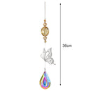 Crystal Hanging Light Catcher Jewelry Wind Chimes Home Wedding Car Decor Gift