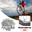 50pcs Metal Nipples for 14G 2mm Spokes MTB Mountain Bike Bicycle Cycling Pa