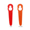 40pcs Grass Trimmer Plastic Blade Lawn Mower Garden Cutting Tool (Orange)