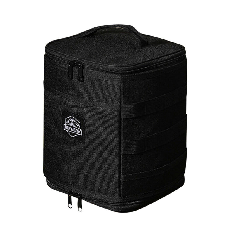 #A Picnic Bag Foldable Hanging Outdoor Tableware Storage Bag for Hiking Backpa