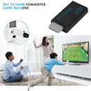 WII to HDMI-compatible Converter Full HD 1080P Wii 2 Adapter 3.5mm (Black) Newly