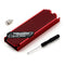 M.2 Solid State Hard Disk Heatsink Heat Radiator for PCIE 2280 SSD (Red) Newly