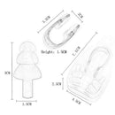 #A Waterproof Soft Summer Swimming Earplugs Nose Clip Kits Anti-noise with Box