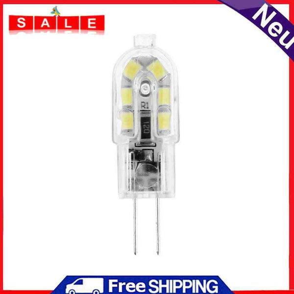 Hillrong G4 200LM 2W SMD2835 12LED Corn Bulb for Crystal Lamp Chandeliers (DC