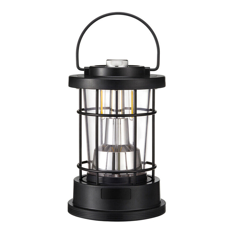 Retro Portable Lantern 4000mAh Outdoor Kerosene Lamp for Hiking Camping Climbing