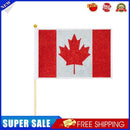 Mini Handheld Flags Diamond Painting National Flag with Pole (Canada)