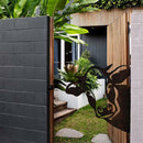 Art Hanging  Metal  Peeping Cow Ornaments Outdoor Garden Adornment Decor hot.