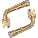 12pcs/set Pump Adaptor Kit Bike Tire Presta American Valve Adapter Needles Newly