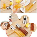Oil Spray Bottle Barbecue Water Vinegar Sprayer Kitchen Injector Glass Pot